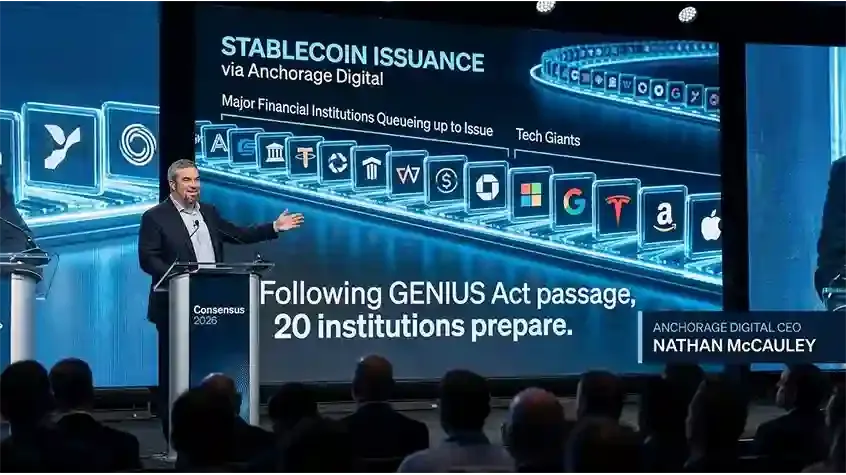 20 Banks and Tech Giants Are Queuing to Issue Stablecoins via Anchorage Digital